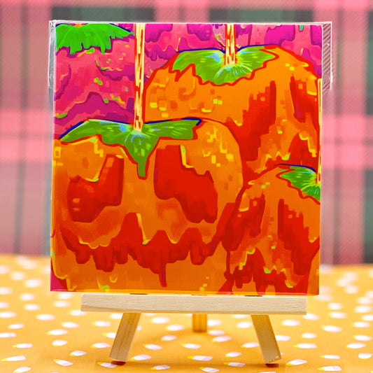 Spooky Caramel Apples