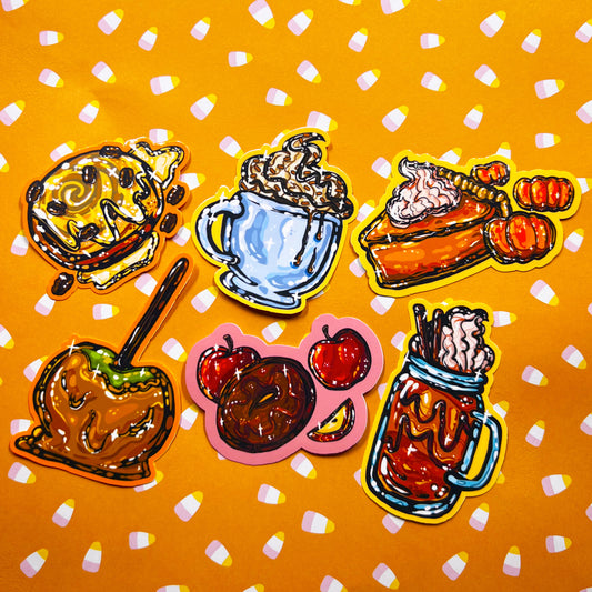 Fall Foods Stickers